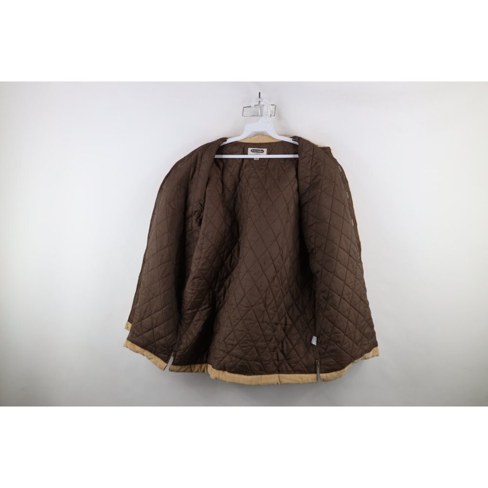Vtg 70s Streetwear Mens Large Distressed Quilted Corduroy Shirt Jacket Jac Shirt - Picture 11 of 16